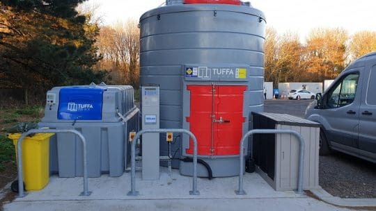 Tuffa 15000 litre diesel and 2500 litre adblue tank