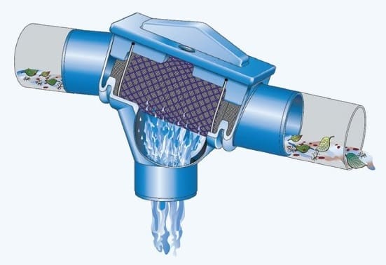 rainwater collection filter