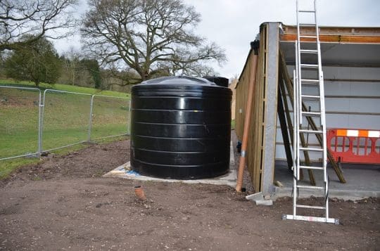Tuffa Tanks at Staffordshire Wildlife Trust - works in progress