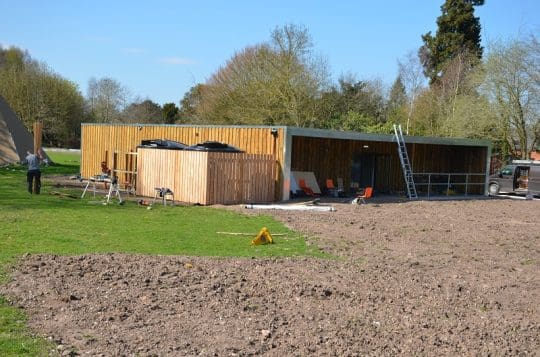 Tuffa Tanks at Staffordshire Wildlife Trust - works in progress
